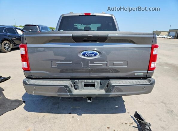 1FTEW1CP6PKD02751 2023 FORD F150 Gray Вид салону спереду