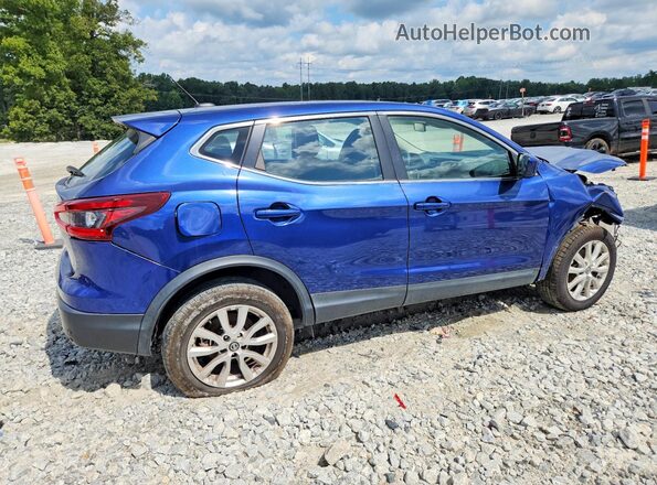 JN1BJ1AV7MW304700 2021 NISSAN ROGUE Blue Przód prawy