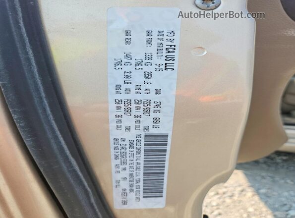 2C4RC1BG9GR155953 2016 CHRYSLER TOWN Beige Widok wnętrza 360 stopni