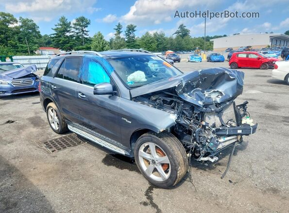 4JGDA5HB8JB090582 2018 MERCEDES-BENZ GLE Gray წინა ხედი