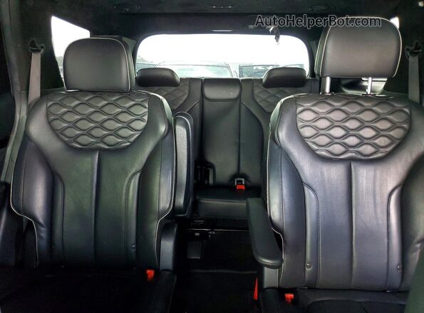 KM8R74HE7MU267429 2021 HYUNDAI PALISADE Белый Вид задней части салона