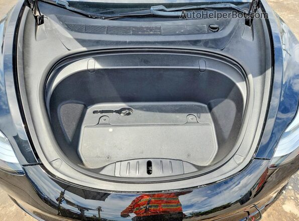 5YJ3E1EA6KF398213 2019 TESLA MODEL Black Vista del compartimento del motor