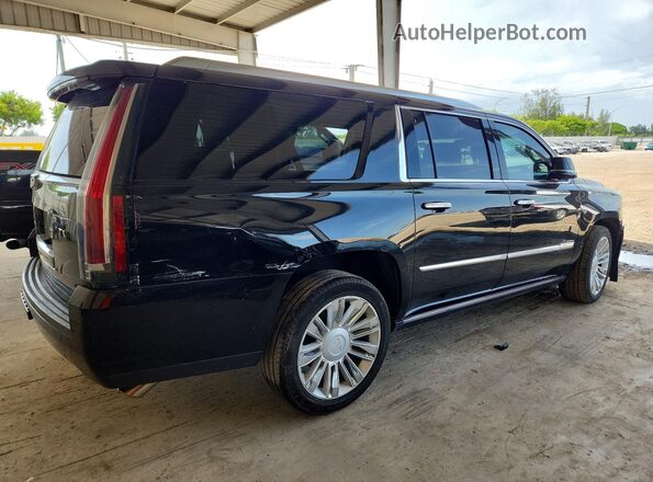 1GYS4KKJ6GR349033 2016 CADILLAC ESCALADE Черный Передняя правая четверть