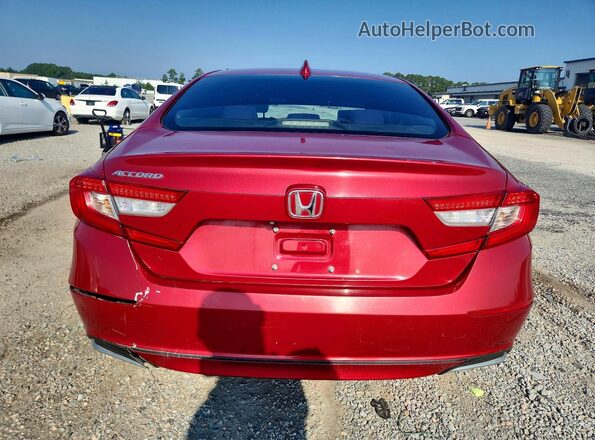 1HGCV1F10JA253823 2018 HONDA ACCORD Red წინა სალონის ხედი