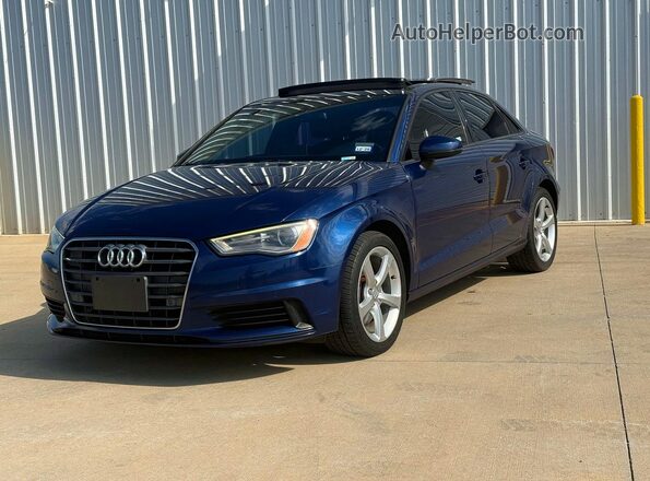 WAUA7GFF8G1019143 2016 AUDI A3 Blue Rear right
