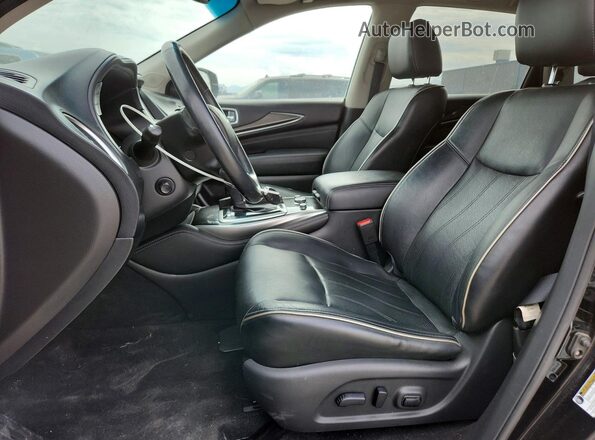 5N1AL0MM6GC503657 2016 INFINITI QX60 Black Dashboard view