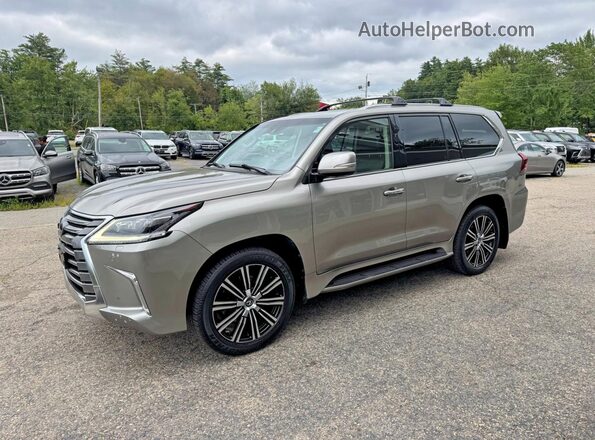 JTJHY7AX4J4261428 2018 LEXUS LX Gray Trasero derecho