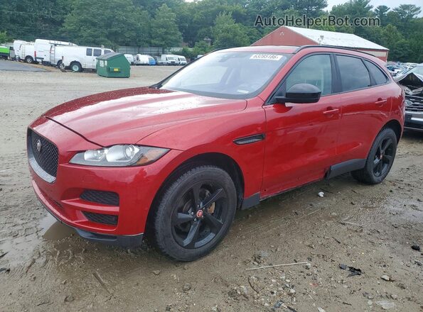 SADCJ2BN1HA097606 2017 JAGUAR F-PACE Красный Задняя левая четверть