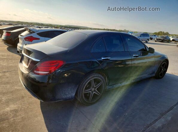 55SWF6EB1GU126786 2016 MERCEDES-BENZ C Black წინა მარჯვენა