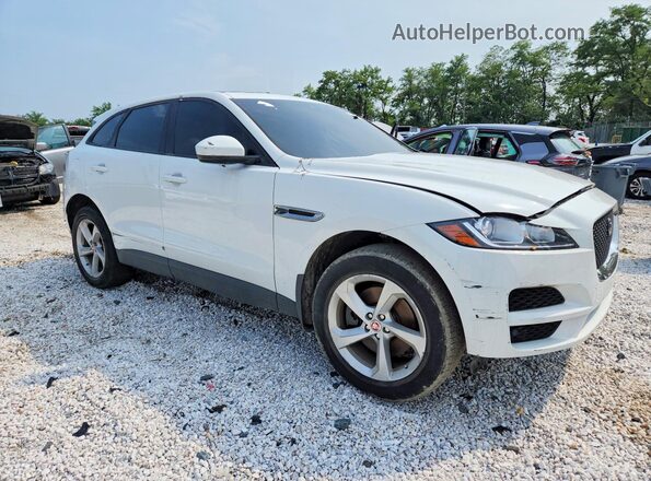 SADCJ2GX9JA237580 2018 JAGUAR F-PACE White წინა ხედი