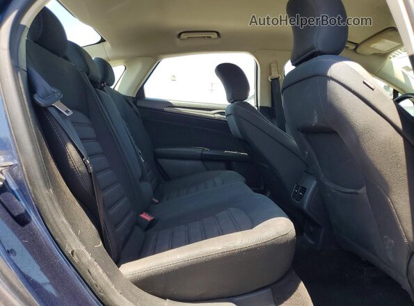 3FA6P0HD4JR167403 2018 FORD FUSION Blue Widok wnętrza z tyłu