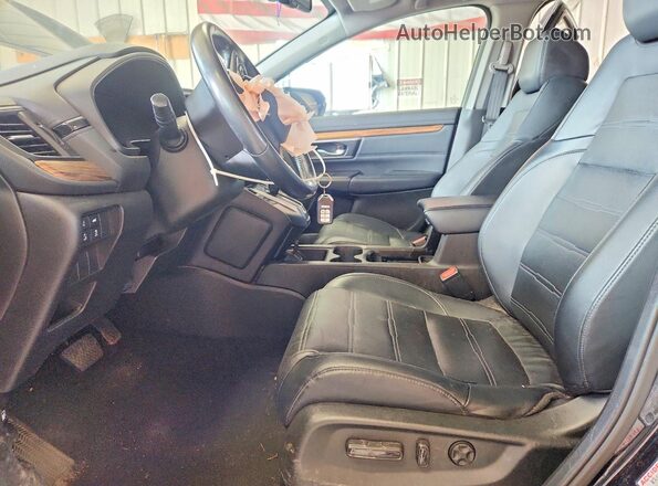 2HKRW2H96KH654902 2019 HONDA CR-V Black Vista del salpicadero