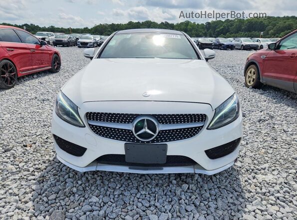 WDDWJ4JB8HF407383 2017 MERCEDES-BENZ C-CLASS White Հետևի տեսք