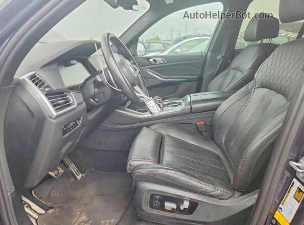 5UXJU4C05L9C54722 2020 BMW X5 Gray Առջևի վահանակի տեսք