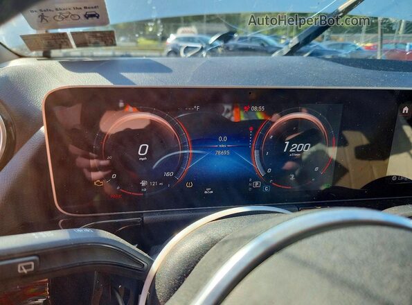 W1N4N4HB2MJ215405 2021 MERCEDES-BENZ GLA Белый Вид задних сидений