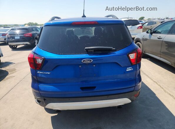 1FMCU9HD5KUC07939 2019 FORD ESCAPE Синий Вид салона спереди
