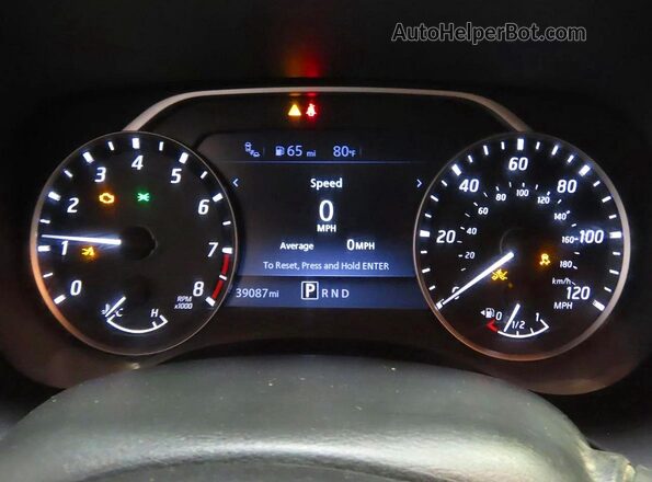 1N6ED1CL0RN628448 2024 NISSAN FRONTIER White Instrument cluster view