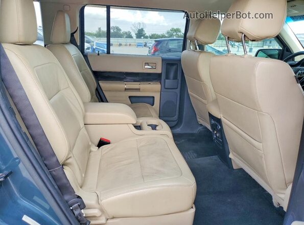 2FMGK5C80GBA10703 2016 FORD FLEX Blue ძრავის განყოფილების ხედი