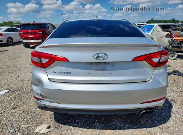 5NPE24AF7HH470647 2017 HYUNDAI SONATA Silver Սալոնի դիմացի տեսք