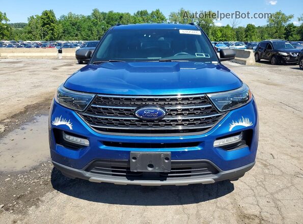 1FMSK8DHXLGA75104 2020 FORD EXPLORER Blue Հետևի տեսք