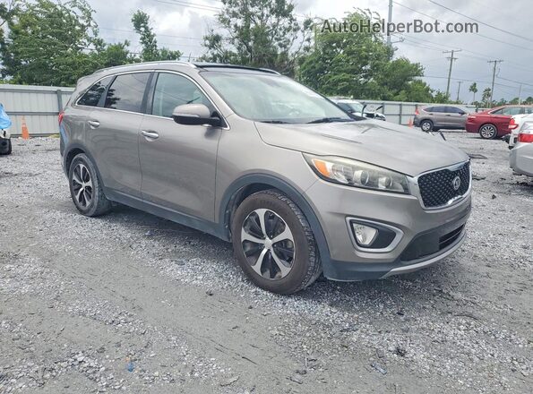 5XYPH4A53JG426768 2018 KIA SORENTO Серый Вид спереди