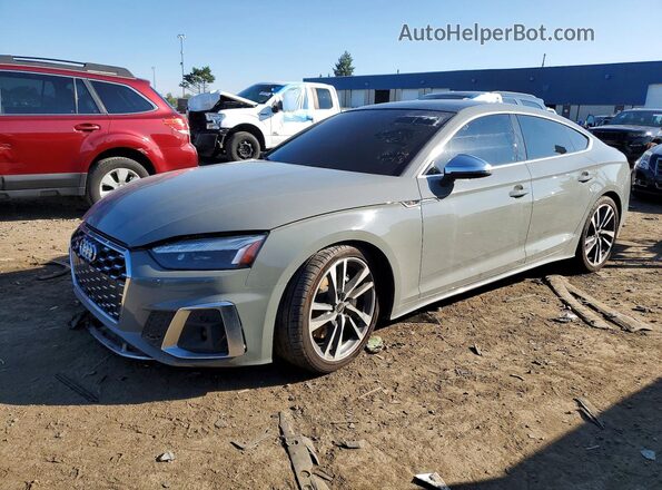 WAUC4CF55NA034715 2022 AUDI S5 Gray Rear left