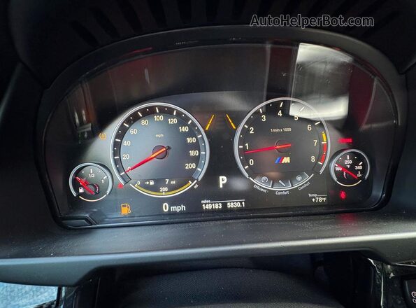 5YMKT6C52G0R79421 2016 BMW X5 Black Вид підкапотного простору