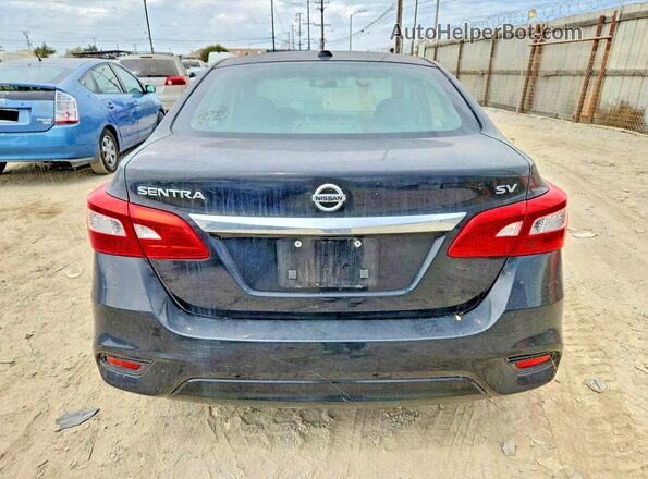 3N1AB7AP6JL646086 2018 NISSAN SENTRA Black Widok wnętrza z przodu
