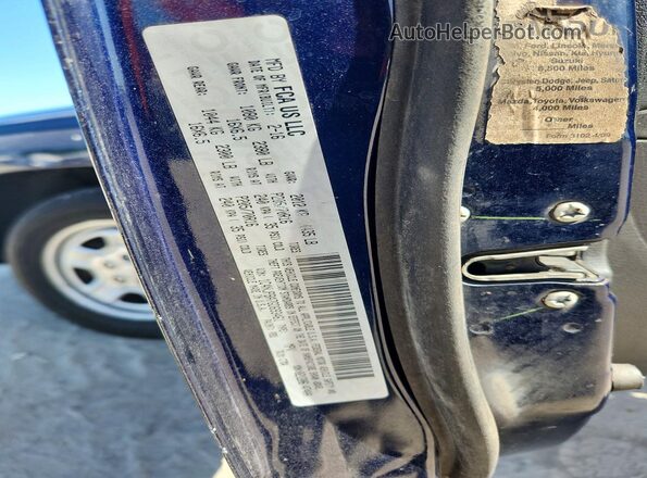 1C4NJPBA7GD693461 2016 JEEP PATRIOT Blue VIN კოდის სტიკერის ხედი