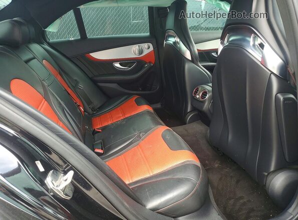 55SWF8HB1GU102365 2016 MERCEDES-BENZ C Black Widok wnętrza z tyłu
