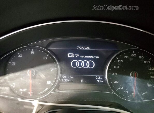WA1AAAF77HD015377 2017 AUDI Q7 White Вид задніх сидінь
