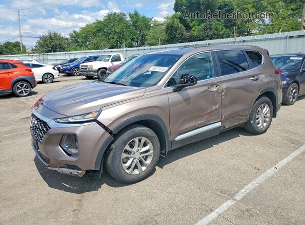 5NMS23AD7LH156045 2020 HYUNDAI SANTA FE Коричневый Задняя левая четверть