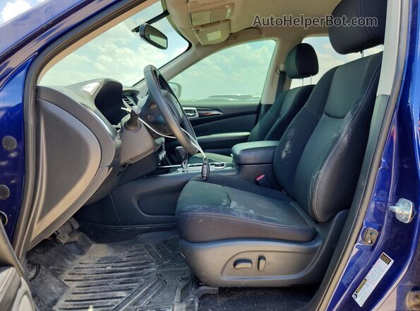 5N1DR2MM4JC649103 2018 NISSAN PATHFINDER Blue Dashboard view