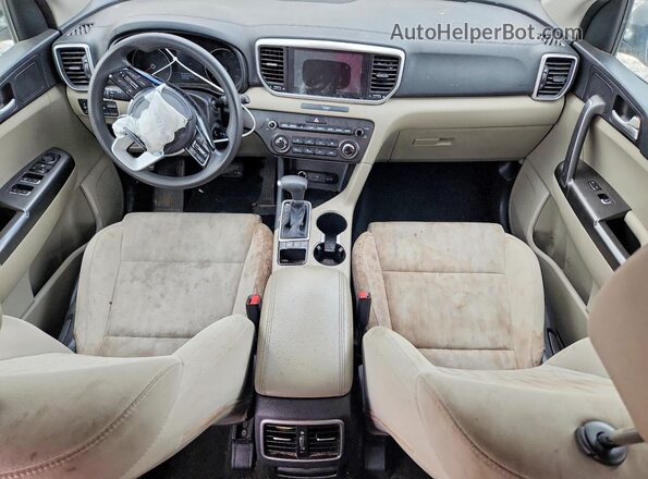 KNDPM3AC6L7736823 2020 KIA SPORTAGE Gray ხელსაწყოთა პანელის ხედი