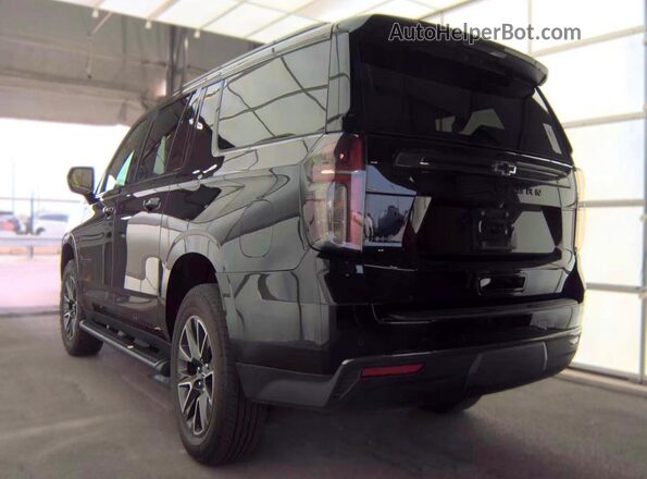 1GNSKDKD5NR250855 2022 CHEVROLET SUBURBAN Черный Передняя правая четверть
