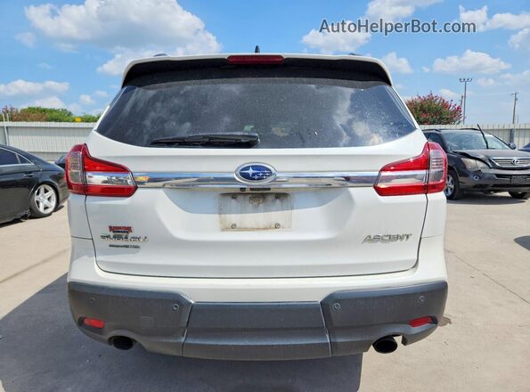 4S4WMACD4K3452646 2019 SUBARU ASCENT White Widok wnętrza z przodu