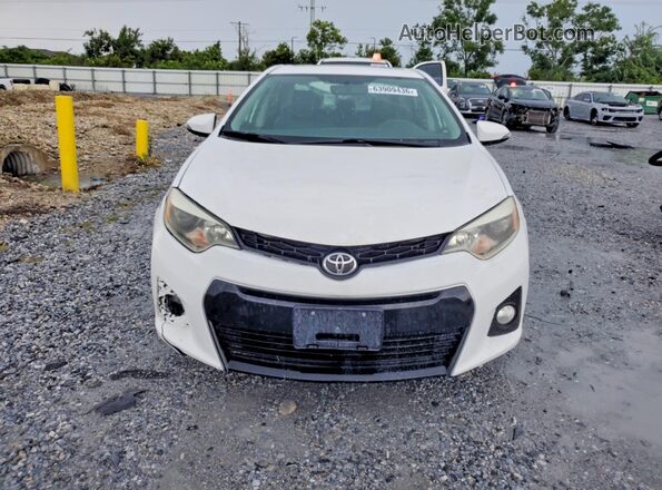 2T1BURHE0GC517090 2016 TOYOTA COROLLA White Вид ззаду