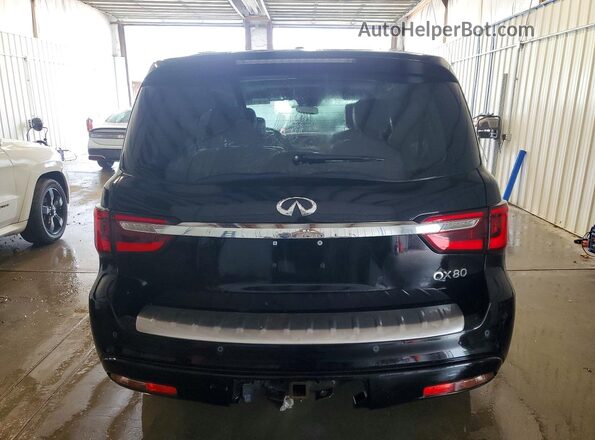 JN8AZ2NE7K9227070 2019 INFINITI QX80 Black Սալոնի դիմացի տեսք