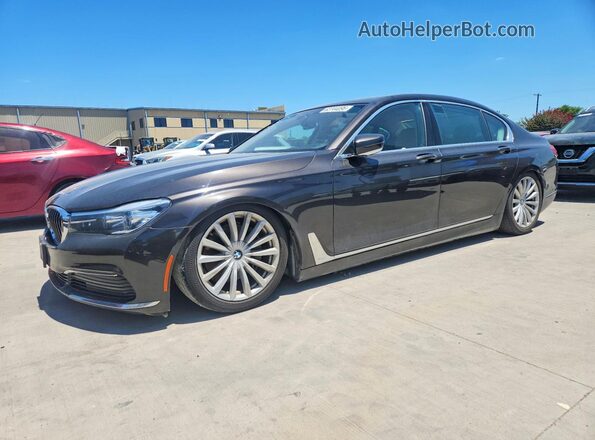 WBA7E2C58KB454438 2019 BMW 7 SERIES Black Rear left