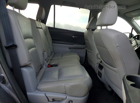 5FNYF5H95GB039180 2016 HONDA PILOT Gray Vista del compartimento del motor