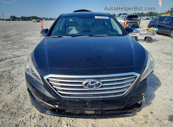 5NPE24AF9HH567042 2017 HYUNDAI SONATA Black Հետևի տեսք