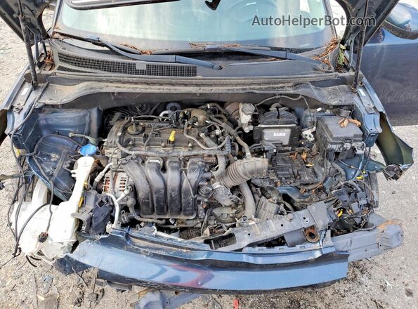 KNDJP3A52J7508412 2018 KIA SOUL Blue Widok komory silnika