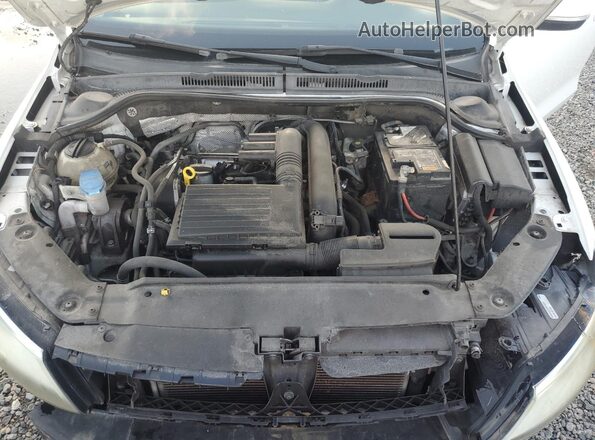 3VWD67AJ5GM402889 2016 VOLKSWAGEN JETTA Белый Вид подкапотного пространства