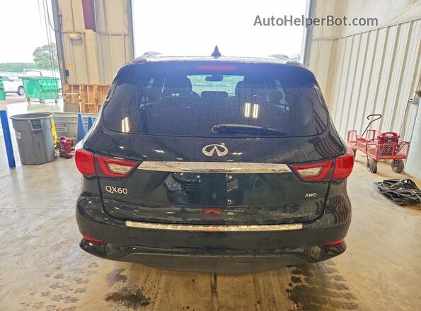 5N1DL0MM8KC565356 2019 INFINITI QX60 Black Widok wnętrza z przodu