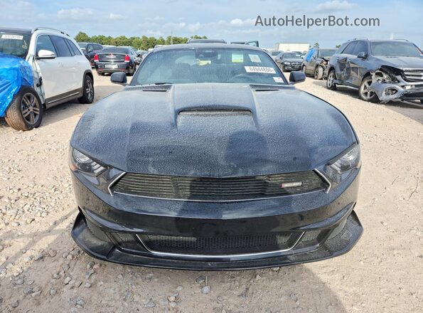 1FA6P8CFXN5144353 2022 FORD MUSTANG Black Widok z tyłu
