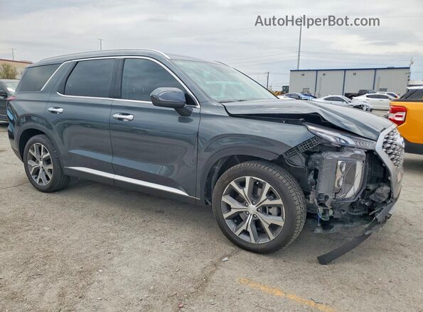KM8R44HE5NU429178 2022 HYUNDAI PALISADE Gray წინა ხედი