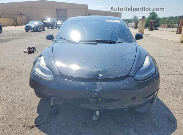 5YJ3E1EA2NF187191 2022 TESLA MODEL Черный Вид сзади