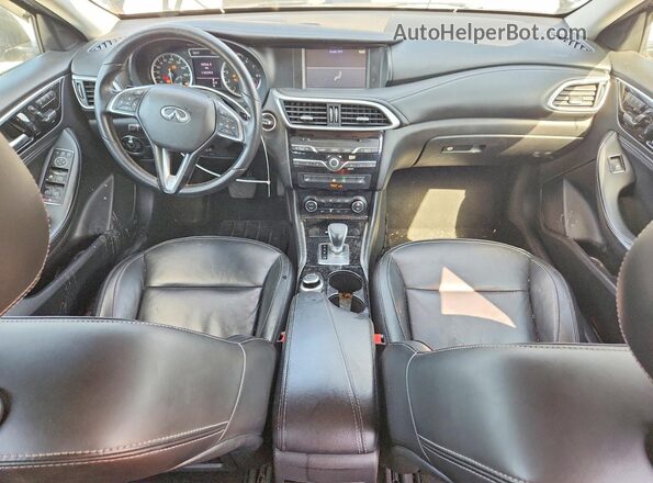 SJKCH5CP7JA059700 2018 INFINITI QX30 Black Вид щитка приладів