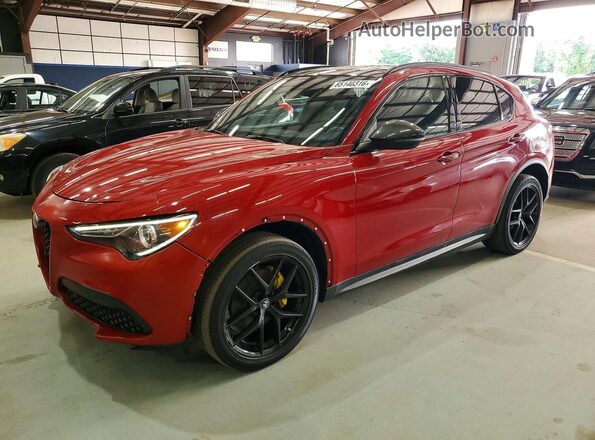 ZASPAKBN7K7C53964 2019 ALFA ROMEO STELVIO Burgundy უკანა მარცხენა