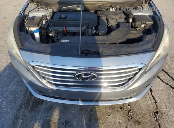 5NPE24AF5HH548942 2017 HYUNDAI SONATA Gray Вид підкапотного простору